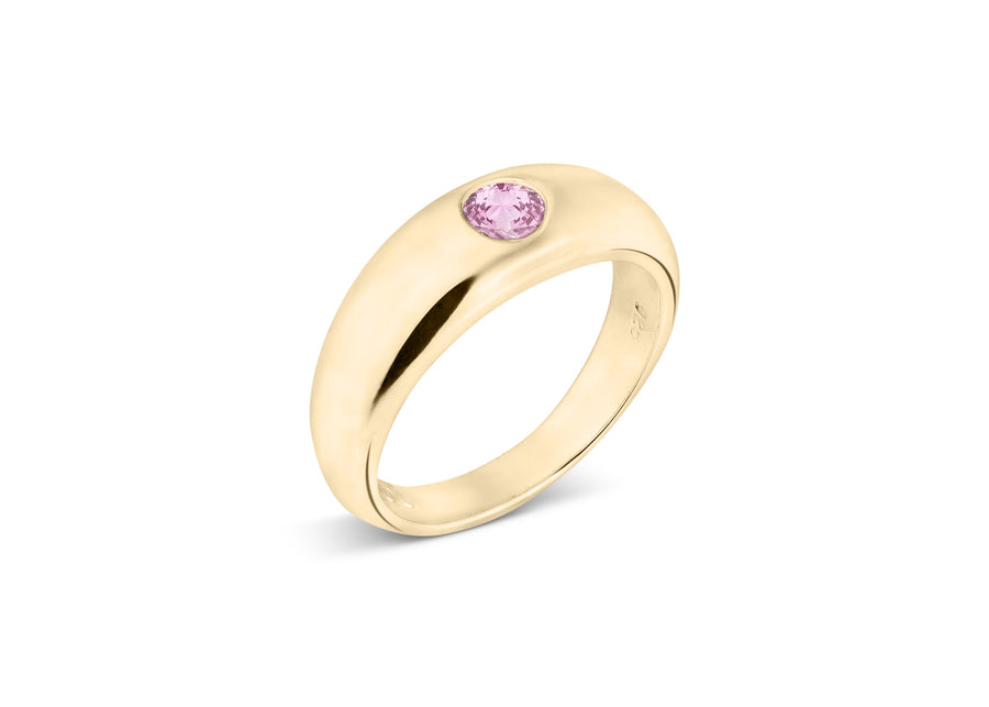 Petite Odelle Ring Ring Lelamooi Pink Sapphire  