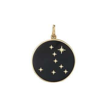 Enamel Constellation Pendant Necklace Bare Collection Pisces  