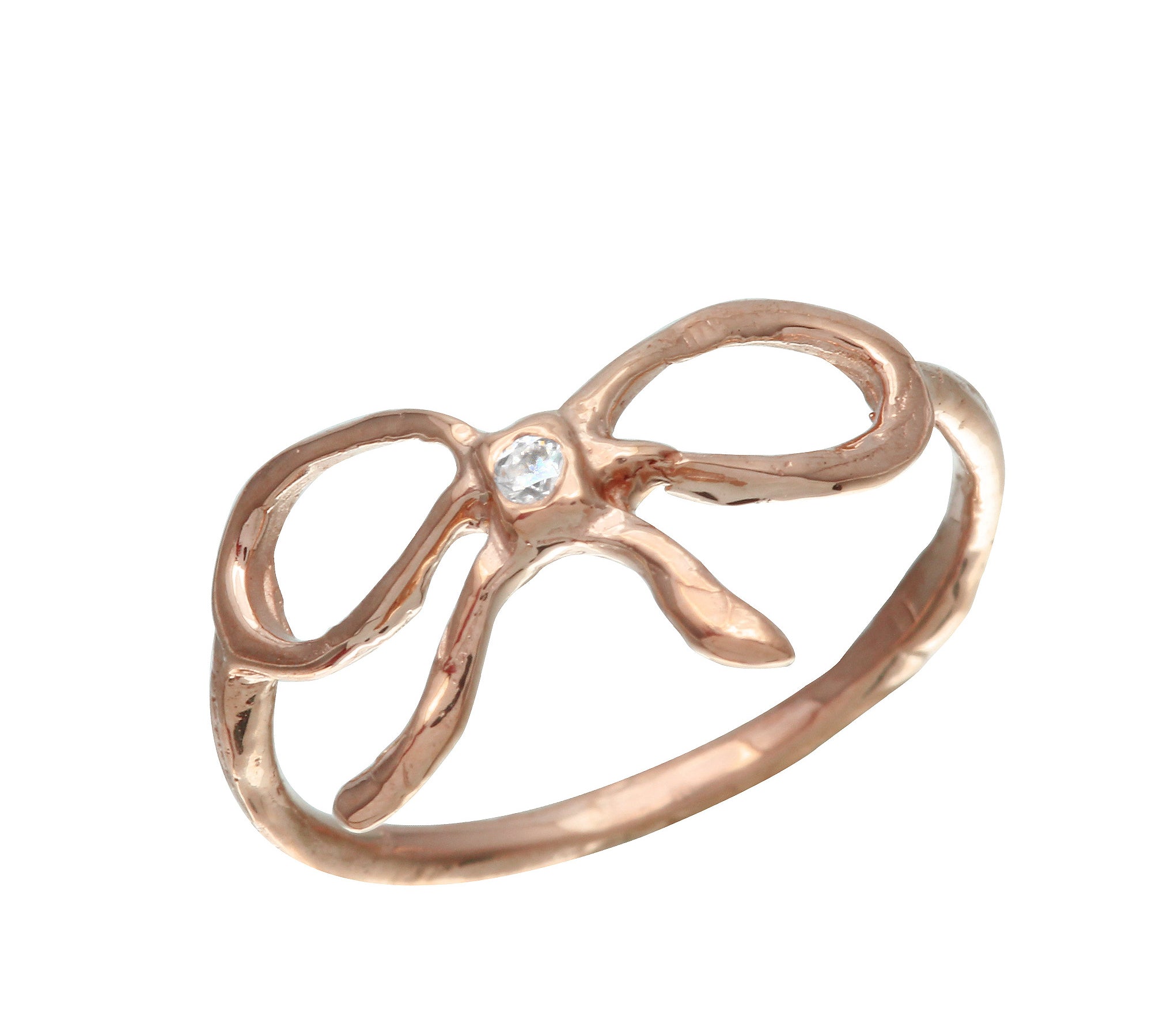 Ribbon Midi Ring Midi Jaine K Designs Rose Gold  