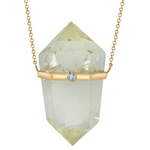 Pale Citrine Crystal Pendant Pendant Necklace House of RAVN