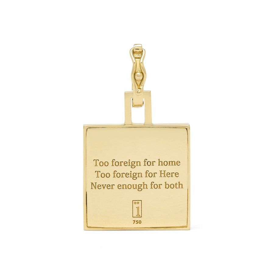 The Flag Mini Green Charm Charm Atelier Liya   