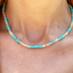 Turquoise And Opal Necklace Pendant Sale   