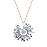 The Daisy Necklace Pendant Roseark Jewelry White Gold  