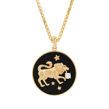 Rachel Onyx Lion Necklace Pendant Helena Rose Jewelry 16 Inch Chain  