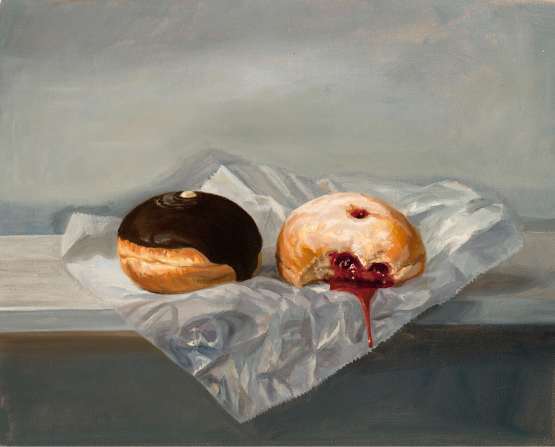 Jelly Filled Donuts, 15x20 Art Rafael Perez   