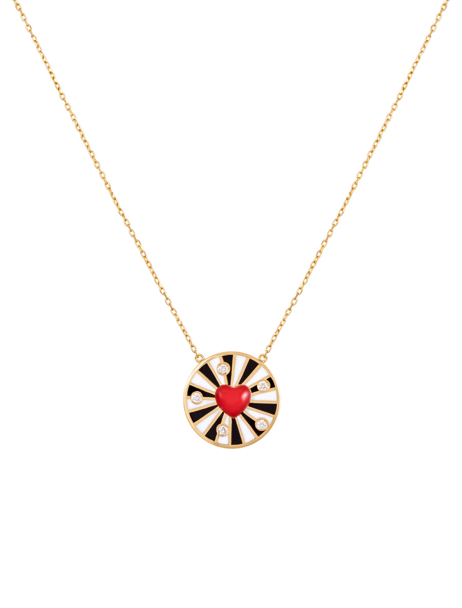 Spiral Heart Necklace Pendant Latelier Nawbar   