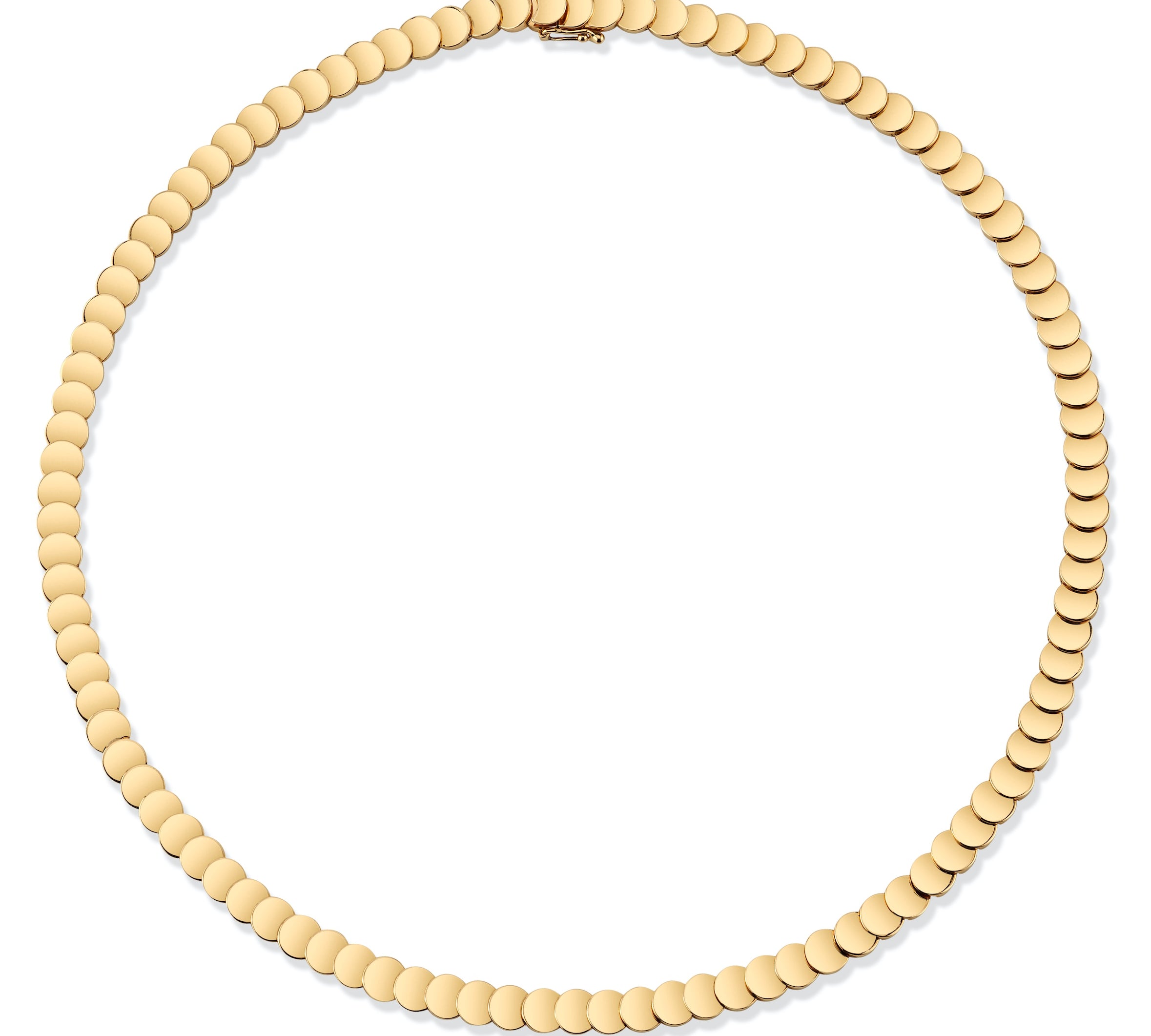 Circle Gold Chain Collar Sale   