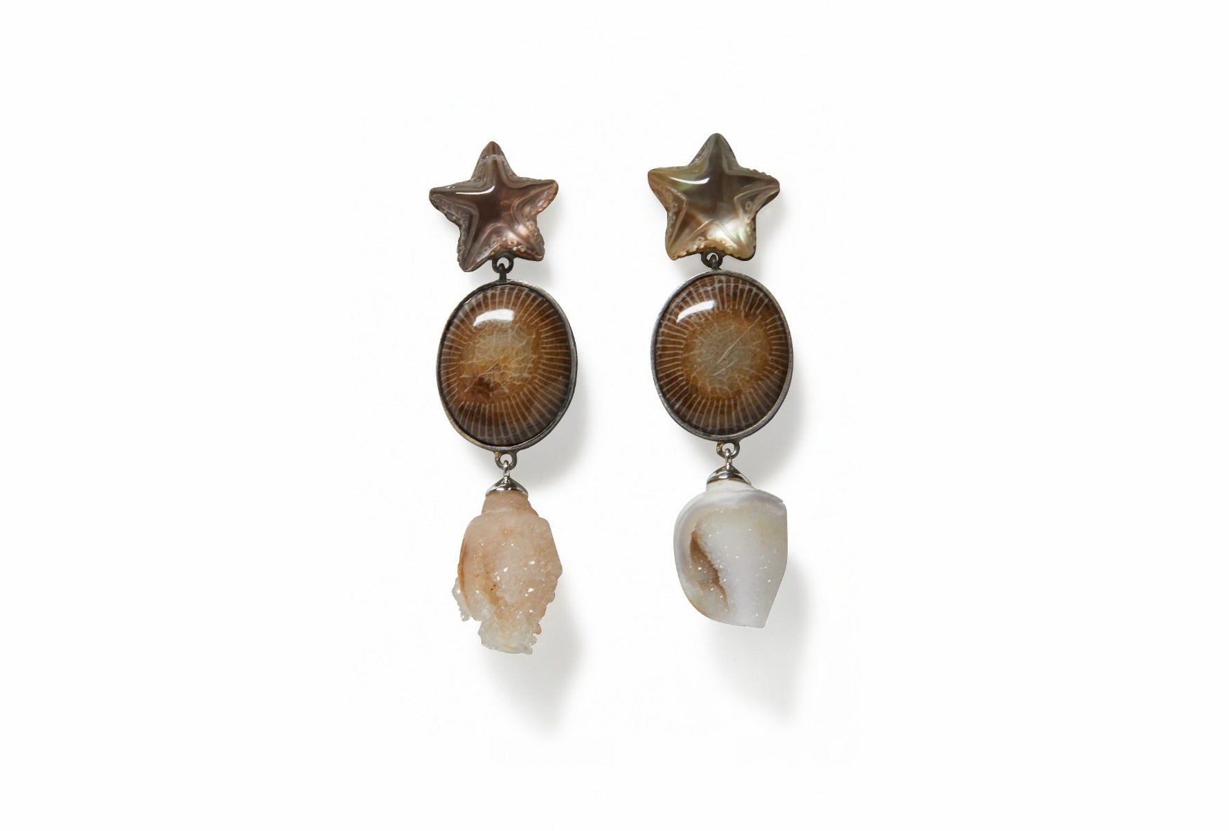 Skipping Stones Earrings Drop K. Brunini Jewels   