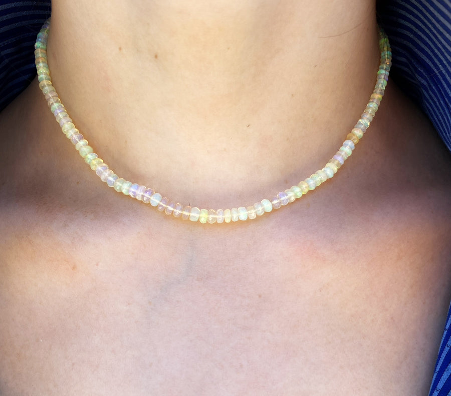 Opal Necklace Collar Roseark Deux   