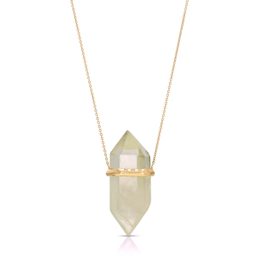 Smokey Quartz Crystal Pendant Necklace House of RAVN   