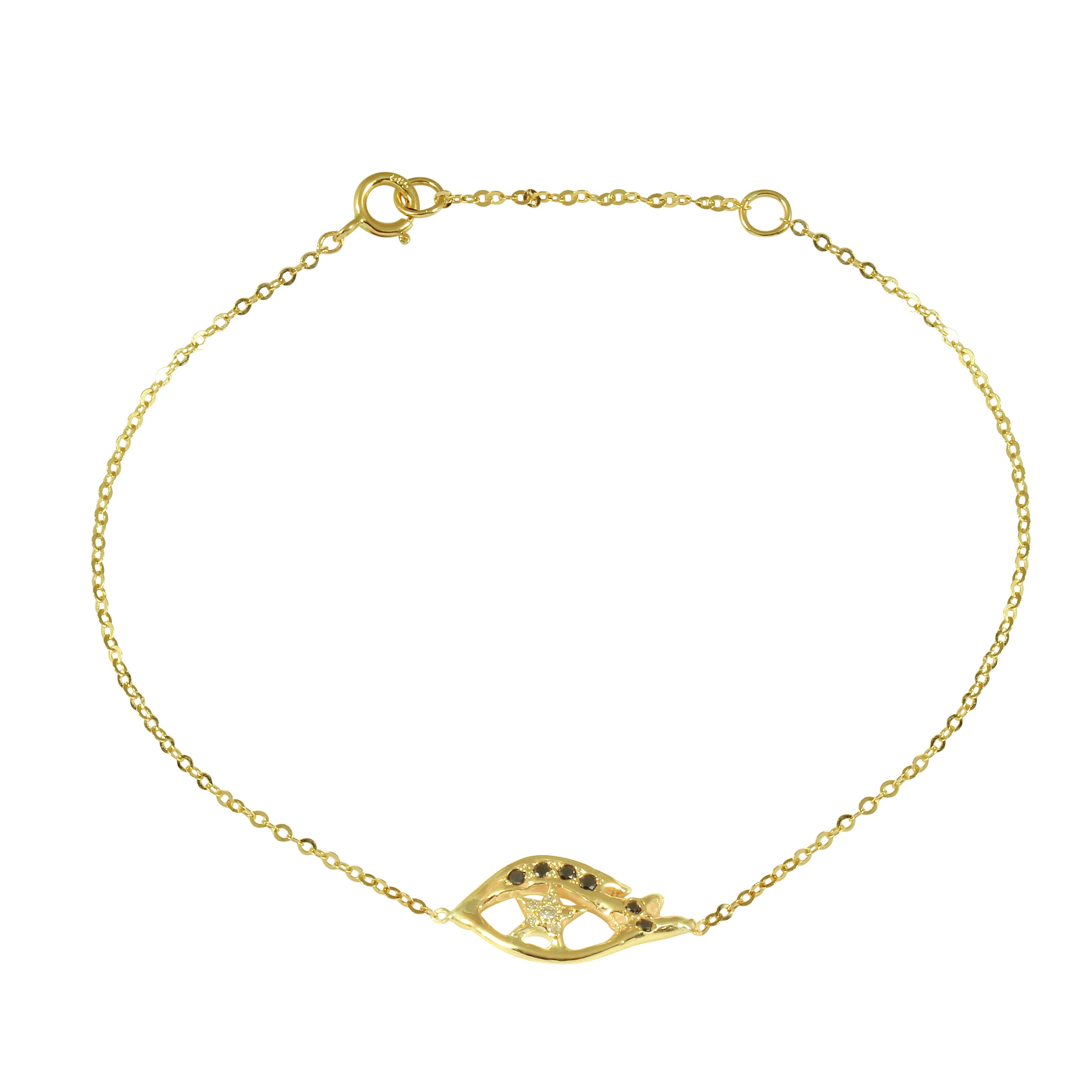 Starry Eyed Bracelet Charm Bracelet Jaine K Designs   
