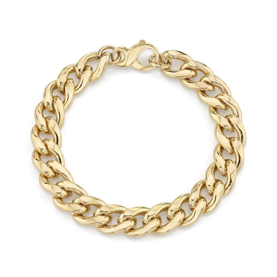 Gold Plated Chunky Chain Bracelet Chain Tracee Nichols   
