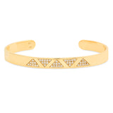 Triangle Cuff Cuff Bracelet Elisabeth Bell Jewelry   