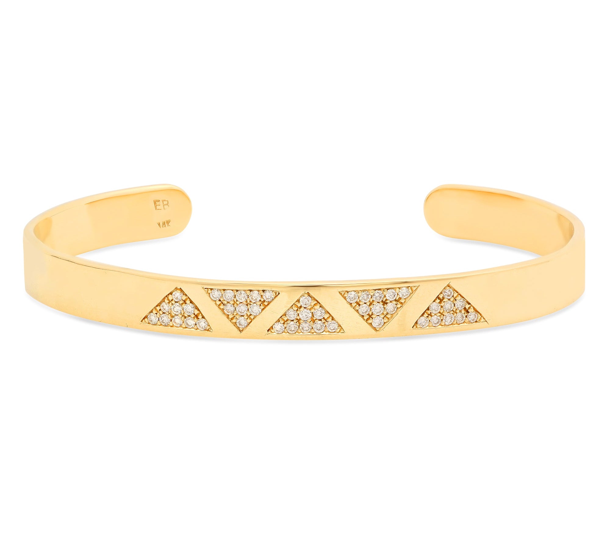 Triangle Cuff Cuff Bracelet Elisabeth Bell Jewelry   