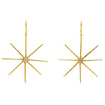 Sea Star Earrings Drop Earrings Elisabeth Bell Jewelry Yellow Gold  